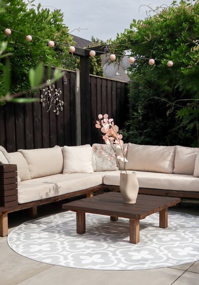 Eine runde Sache: Runde Teppiche für deinen Balkon oder Terrasse