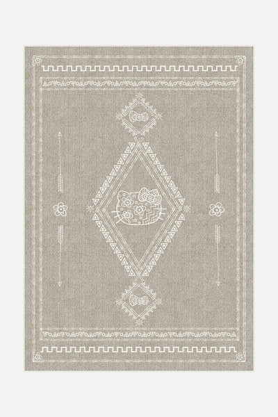 Hello Kitty Tribal Taupe Teppich - Teppana