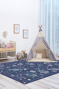 Hello Kitty Sternbild Galaxie Teppich - Teppana