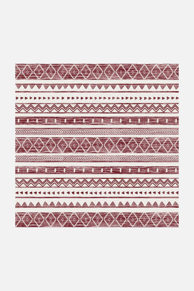 Ikat Maroon Teppich - Teppana